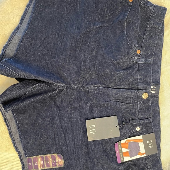 Gap Ladies Corduroy Shorts Blue - Picture 10 of 11